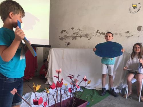 Représentation de théâtre par les ce2-cm1